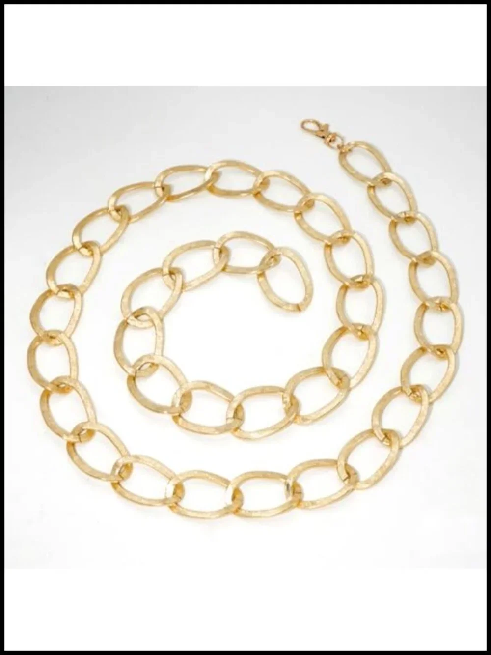 Adjustable Metal Waist Chain Belt Lobster Clasp Belly Link S-XL